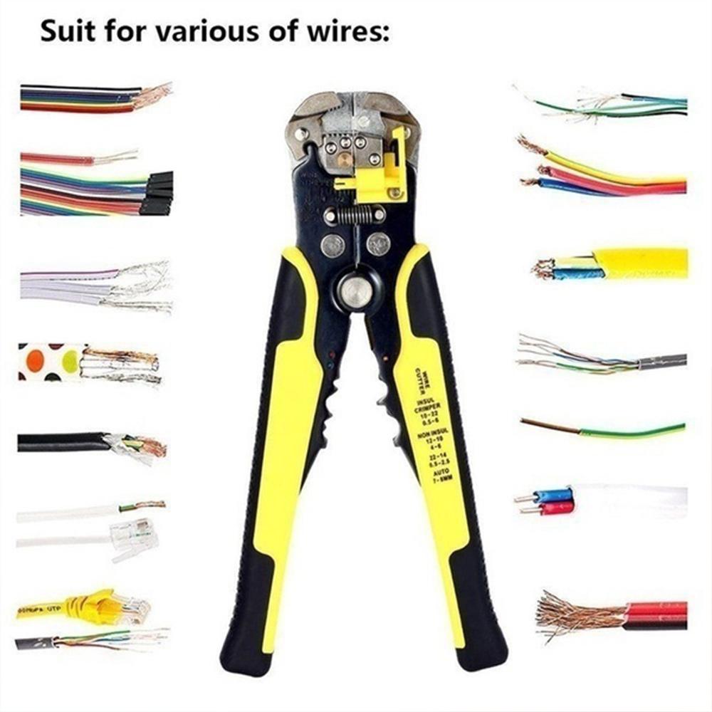 Dowell Wire Stripping Tool Wire Stripper Cutter 14 24awg For Flat Ribbon Cable Wire Electrical Automotive Repair Hy040701n Amazon Com