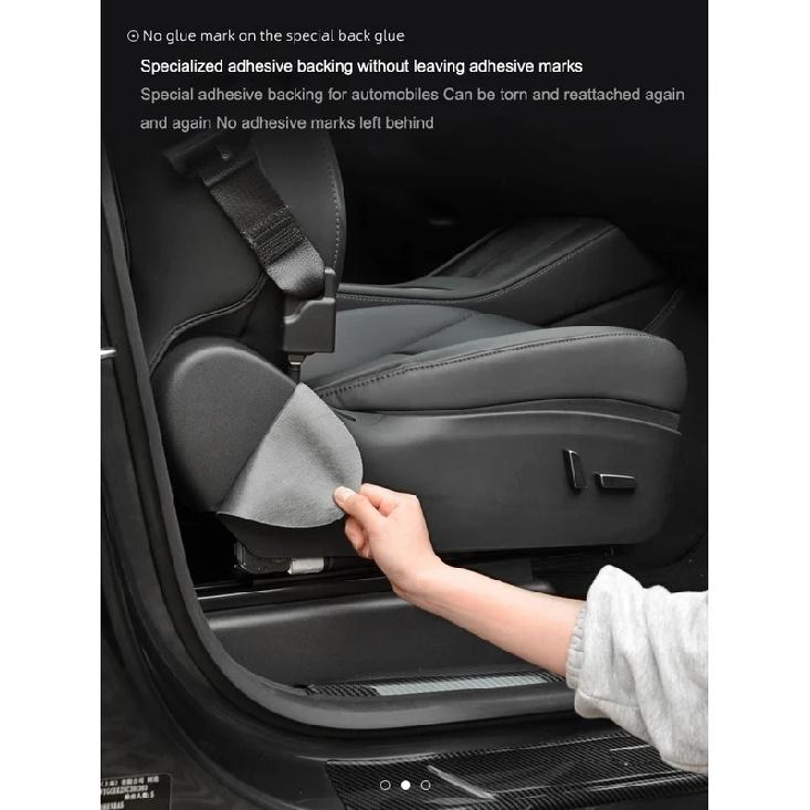 For Tesla Model 3/Y 2017-2025 Seat Side Door Anti Kick Mats Seat Side Protection Sticker Pads Scratch-resistant Cover Mats