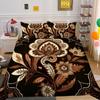 Set Biancheria da Letto Matrimoniale Alta Qualità Fiori Stampa 3D Copriletto Donna Decorazione Camera da Letto