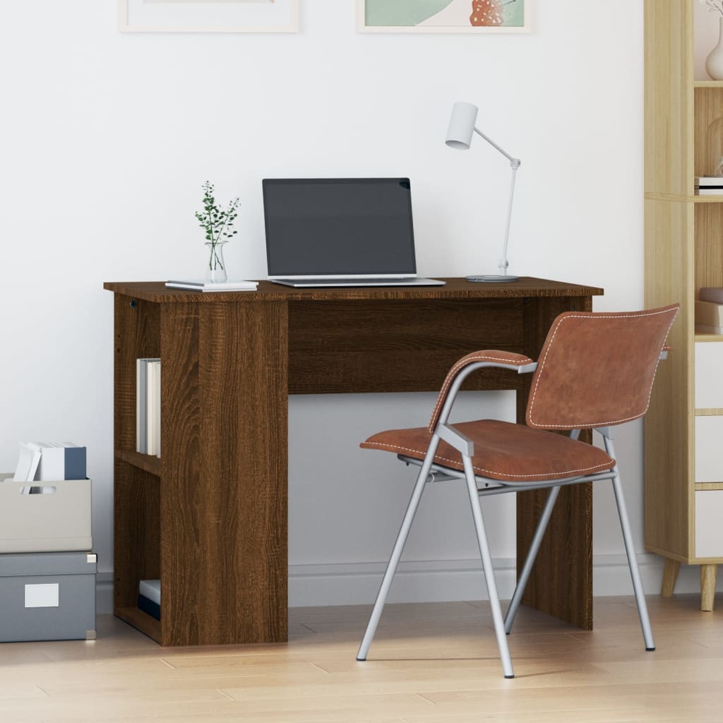 Desk Brown Oak Look 100 x 55 x 75 cm Particleboard