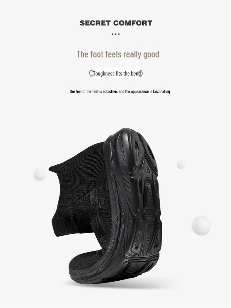 Breathable Flyknit Slip-on Children's Sports Shoes