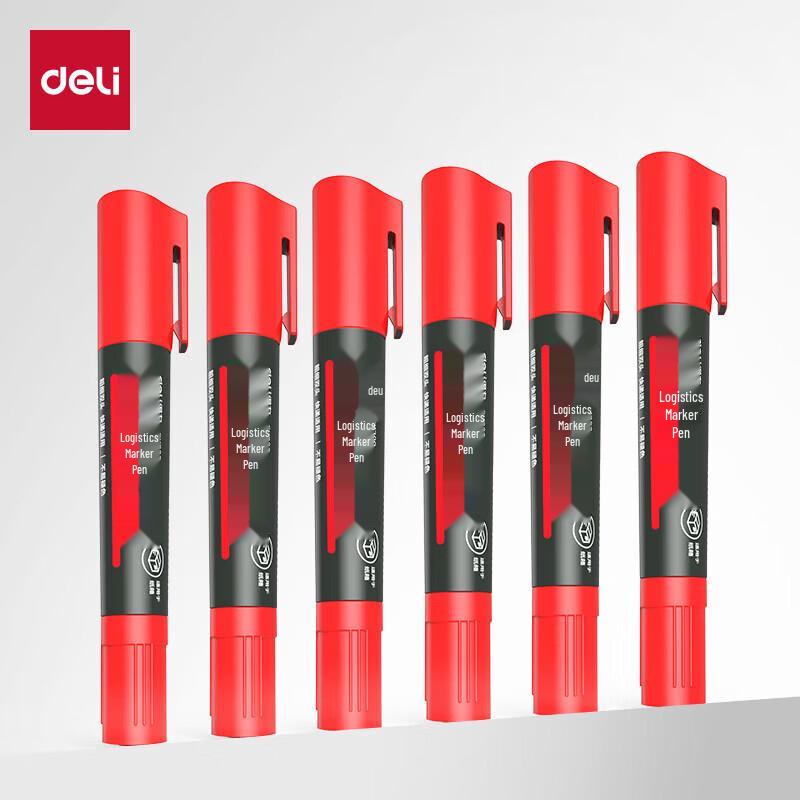 Deli Dual-Tip Permanent Marker Pen