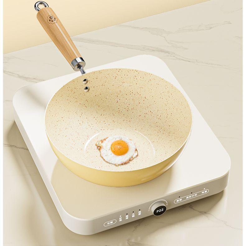 Keramik Milchtopf Antihafttopf Beikosttopf Katzenpfote Kleiner Wok Haushaltswok Spiegelei Instantnudeltopf