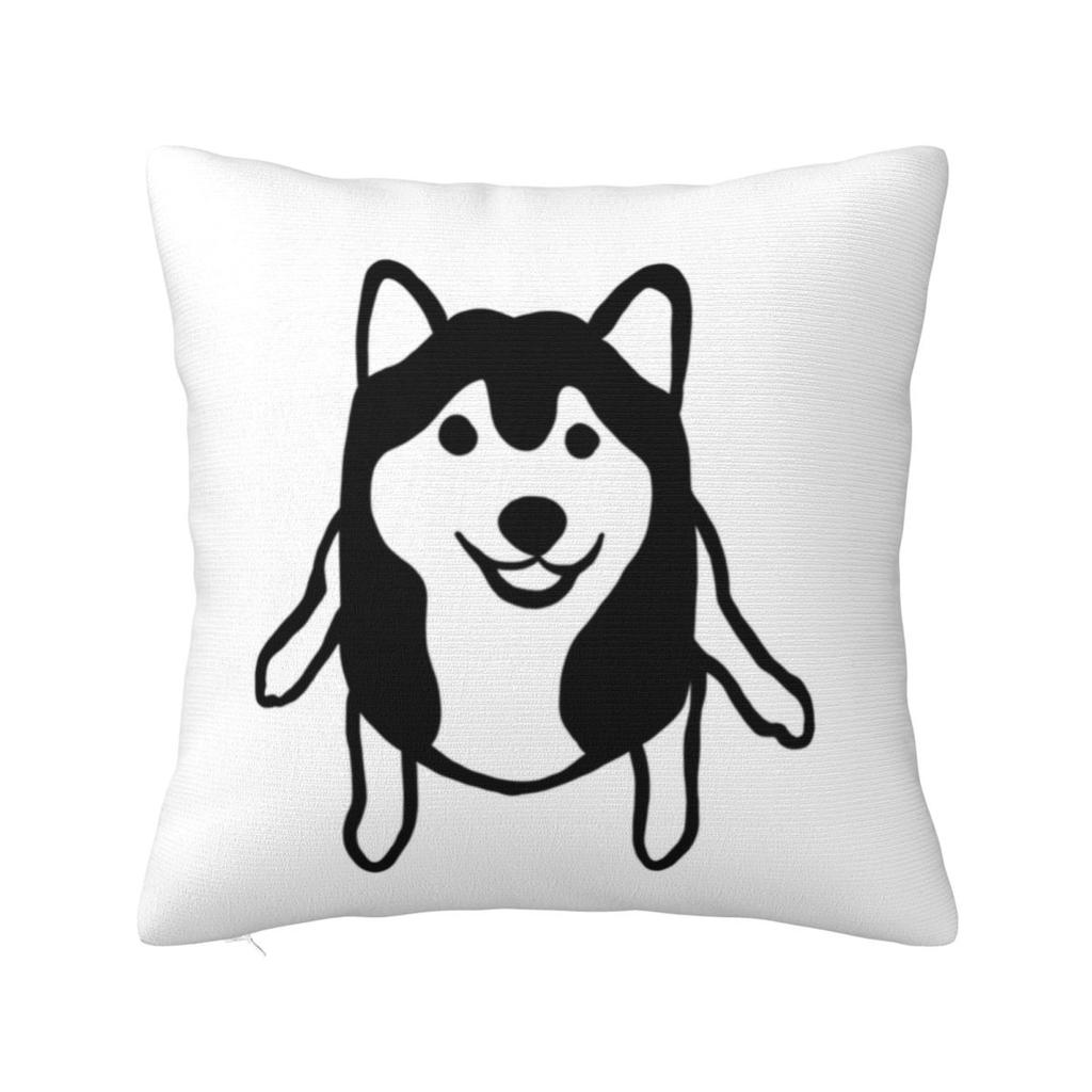 Shiba Inu Square Pillowcase Pillow Cover Polyester Cushion Decor Comfort Throw Pillow for Home Living Room