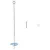 Ground Anchors 10 Pcs Silver Ø10 X 60 Cm Galvanized Metal