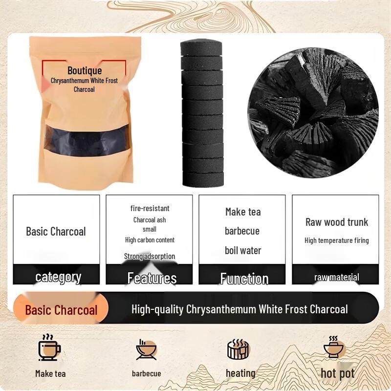 Zhi Shi Premium Chrysanthemum Tea Stove Charcoal