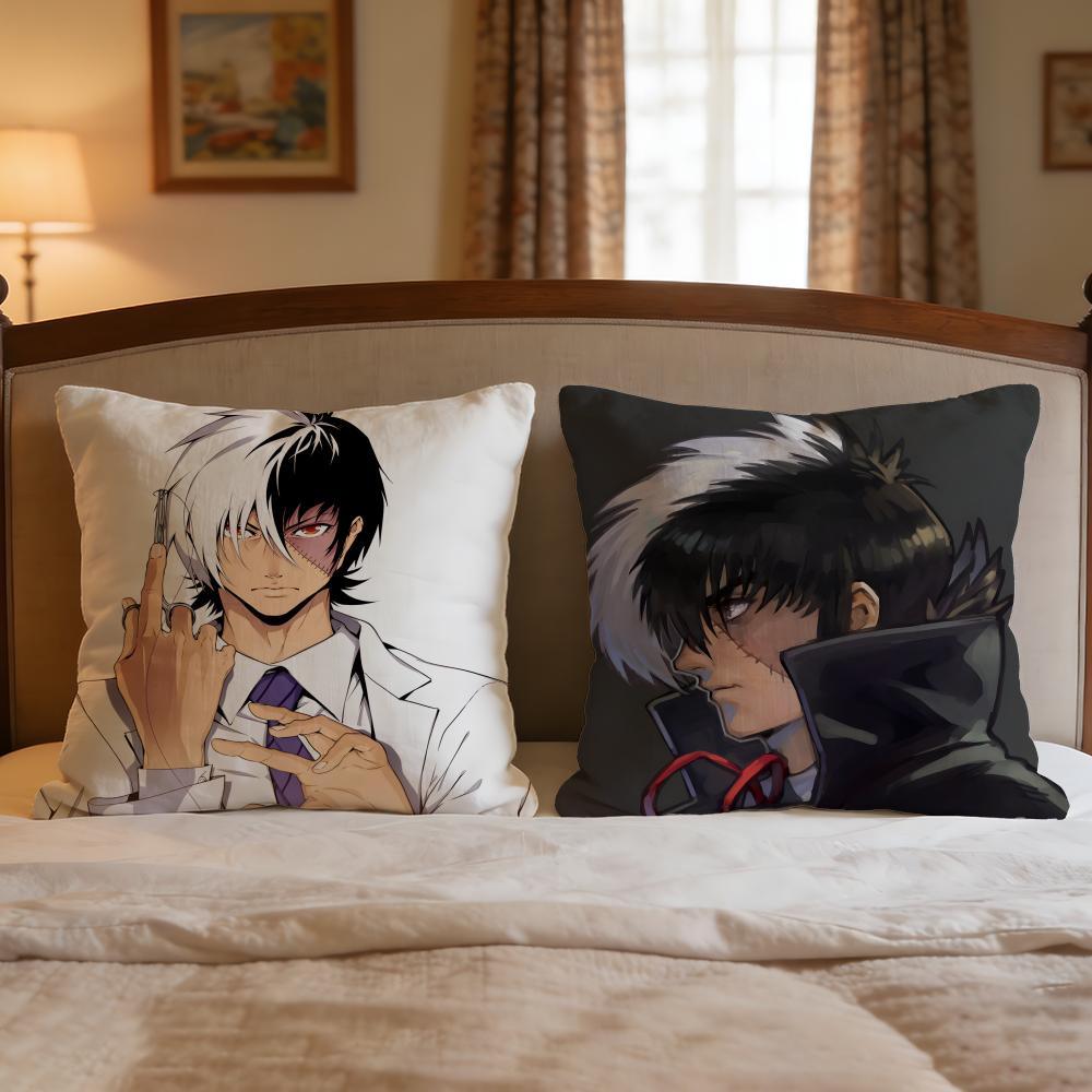 Anime Young Black Jack Cushion Cover 1Pcs Decorative Covers Soft Cushion Case For Sofa Couch Decor 40X40 45X45 Pillowcases