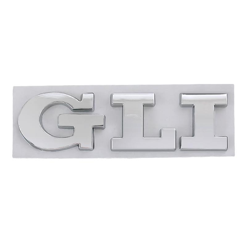 2026 Hot For VOLKSWAGEN VW 3D Metal Logo GLI Emblem Letters Badge Car Rear Trunk Sticker for Volkswagen VW Golf Bora Jetta MK4 M