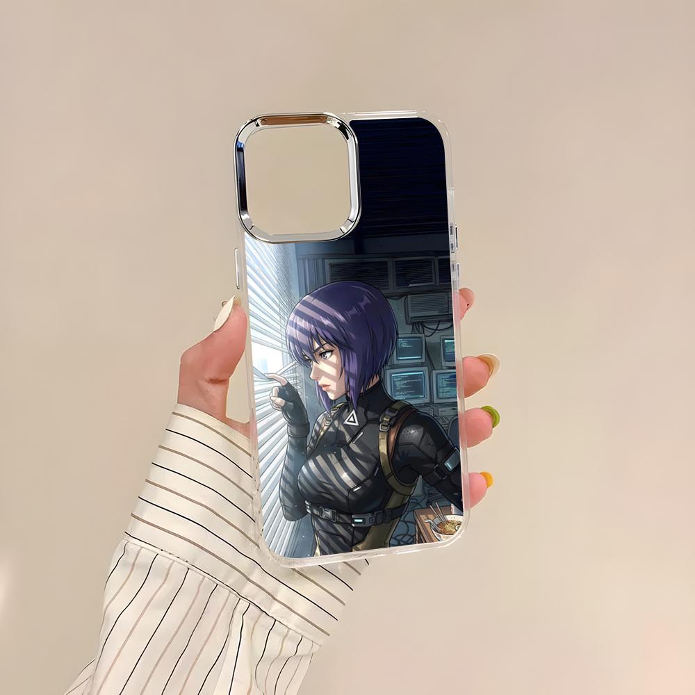 G-Ghost In The Shell Phone Case For IPhone 17 Air 16 15 14 13 12 11 Pro Pro Max Plus Transparent Soft Cover