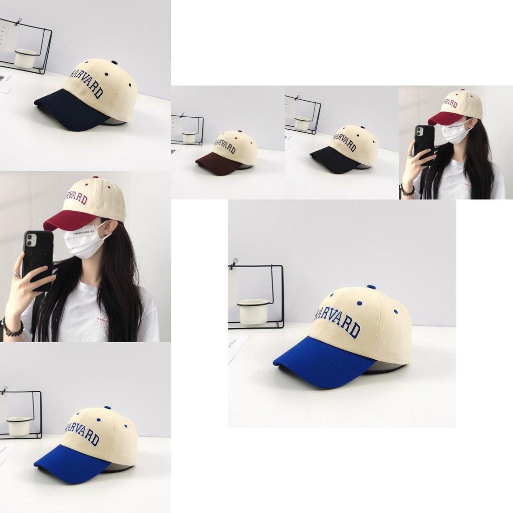 Stylish Women's Summer Baseball Cap Trendy Cotton Letter Design Sun Protection
