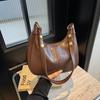 Women Solid Color Zipper Underarm Bag, Fashion All-match Hobo Dumpling Shoulder Purse, Casual Versatile Handbag Daily Use