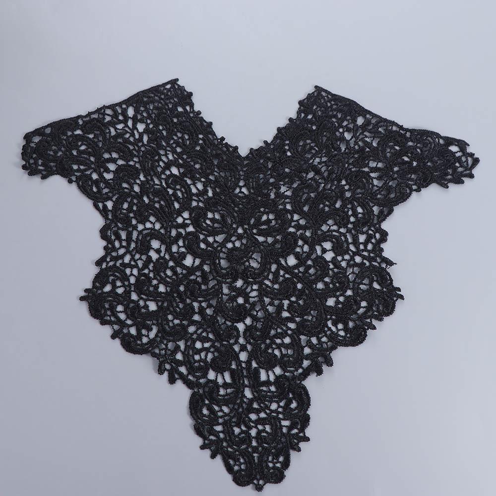 Embroideried Fabric Hollow Neckline Detachable Women Neckline Lace Neckline  Women Clothes