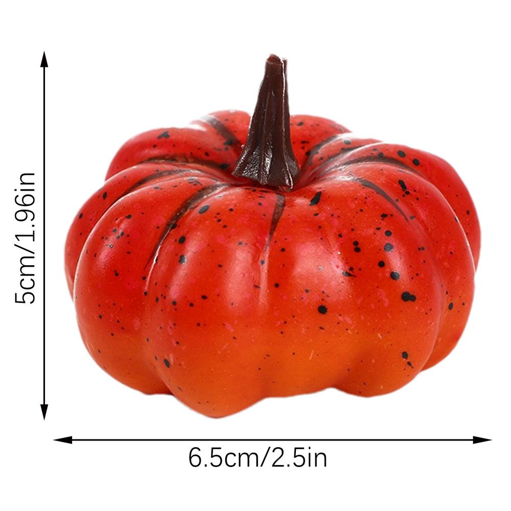 Halloween Artificial Pumpkin Decoration Foam Simulation Fake Mini Pumpkin Halloween Party Decoration For Home Craft Supplies