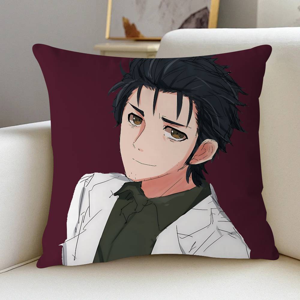 

Okabe R-Rintarou Cushion Cover Pillowcase Upholstery Sofa Throw Pillow Home Decor Pillowcas 12x12Inch
