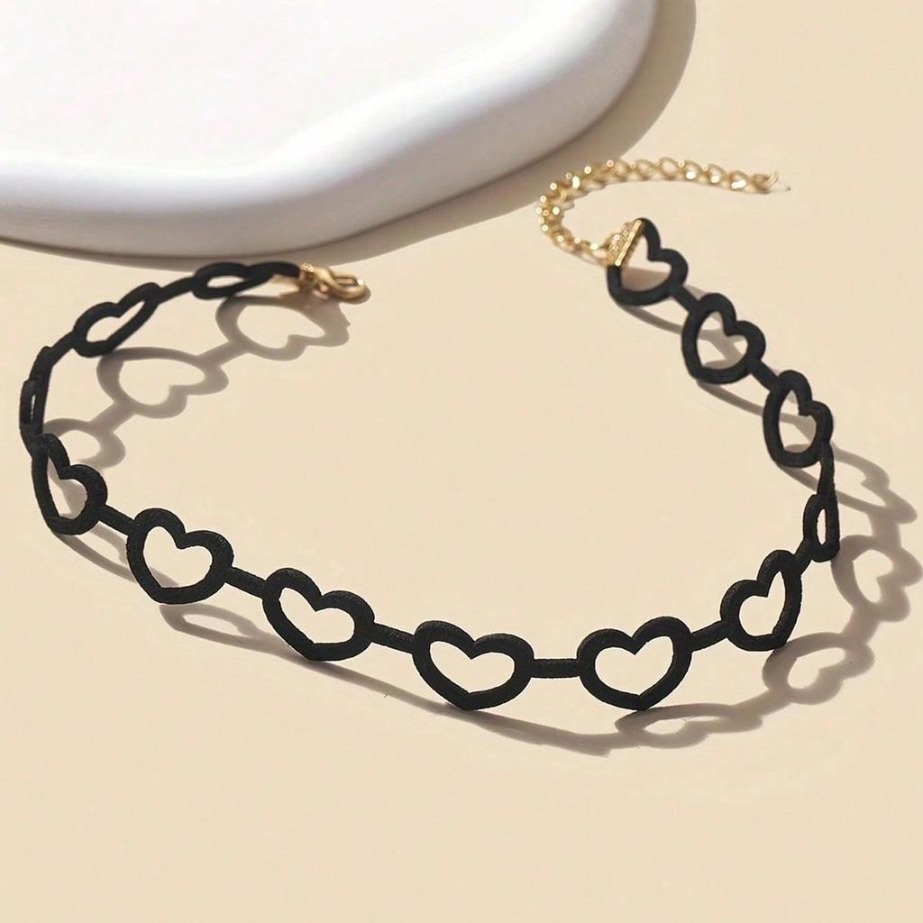 Necklace love lace retro collarbone chain neck chain punk loli collar women's vacation party