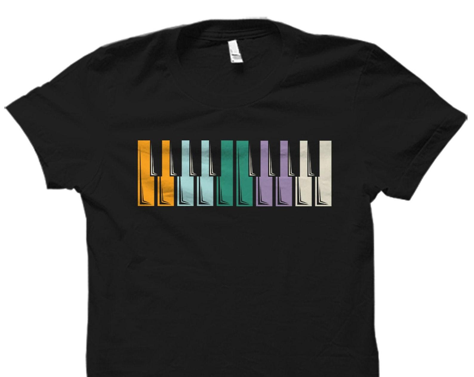Gift for Pianist. Cute Piano Shirt. Keyboard Shirt. Piano Teacher Shirt. Music Instructor Shirt. Gift for Piano Teacher. Pianist #OS5957 L