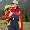 Stylish Unisex Waterproof Windproof Color Block Jacket for Hiking and Workwear