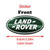 86mm 104mm Car Front Grille Logo For Land Rover Discovery Range Rover Evpque Defender 4 Velar Freelander Trunk Badge Accessories pzcr2