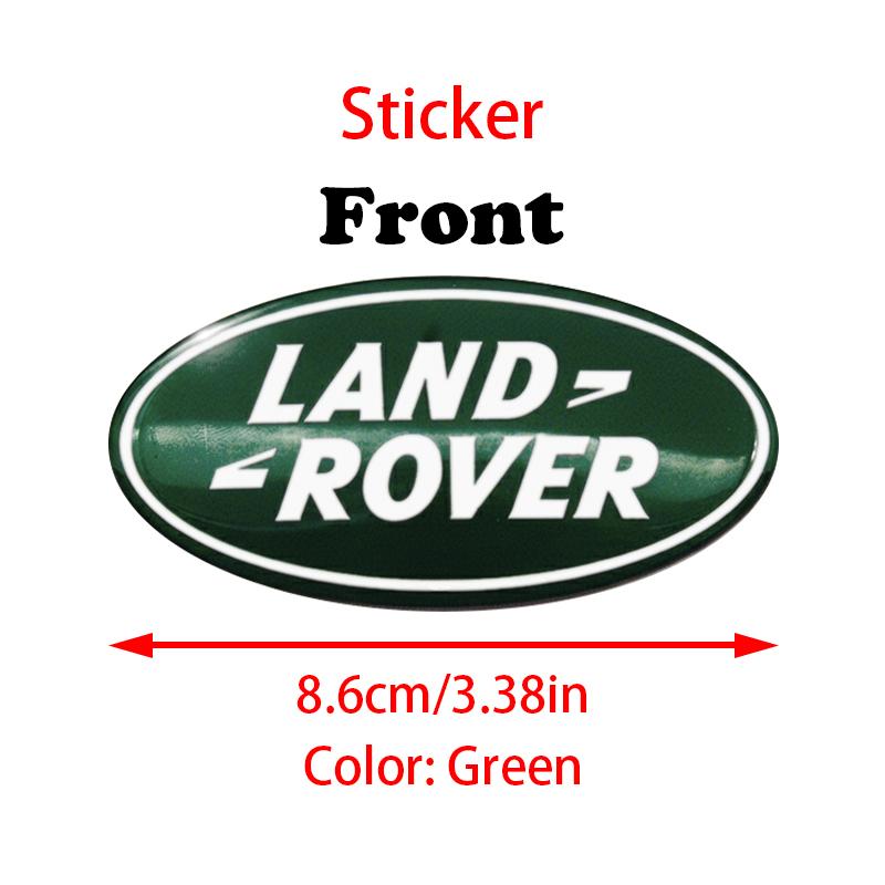 86mm 104mm Car Front Grille Logo For Land Rover Discovery Range Rover Evpque Defender 4 Velar Freelander Trunk Badge Accessories pzcr2