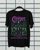 Collection CREEPER Band Tour 2024 Cotton Gift for Fan T-shirt Men Women Summer Graphic Men's T-Shirt Black Crew Neck Cotton Tee