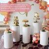 3/5Pcs Cylinder Pedestal Cake Stand Dessert Table Pillars Holiday Party Supplies for Valentine's Day Thanksgiving Birthday