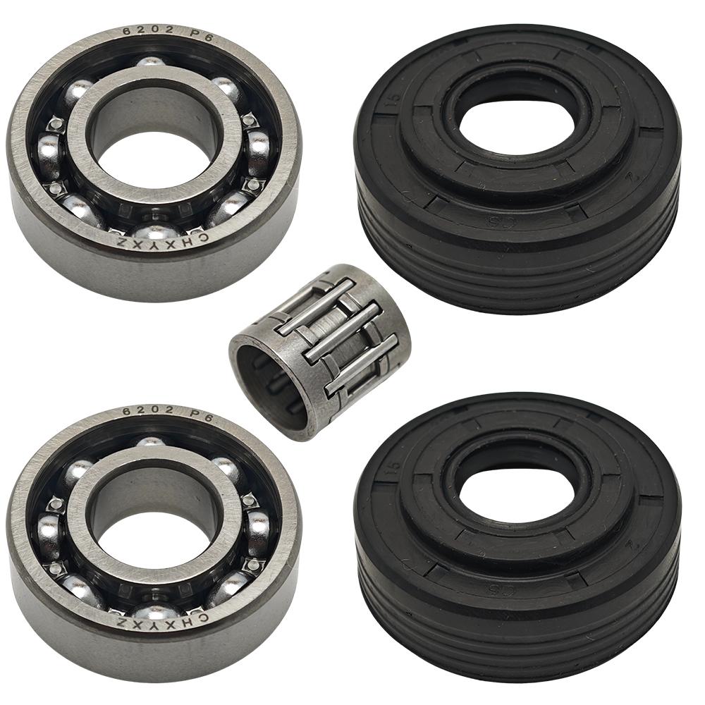 

Crankshaft Crank Bearing with Oil Seal Set Kit For Husqvarna 340 345 350 Jonsered 2145 Chainsaw Spare Replacement Tool China Mainland