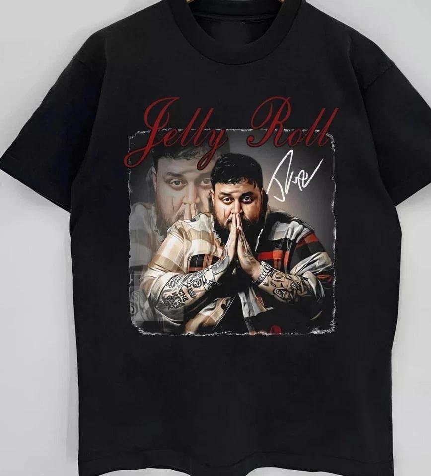 Jelly Roll Singer Shirt Black S-5XL Shirt 3XL