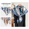 Silk twill 14 mmi large silk scarf women's fashion versatile high-end mulberry silk square scarf light luxury versatile 90 shawl
