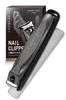 EVERYDOT Premium Nail Clippers Set with Nano Glass File and Nail Gunmetal Black Stainless Steel Case File,