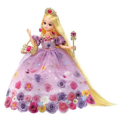 Takara Tomy Licca-chan Puppe LD-31 Fantasy Prinzessin Blume Langes Haar Licca-chan Anziehpuppe für Kinder ab 3 Jahren