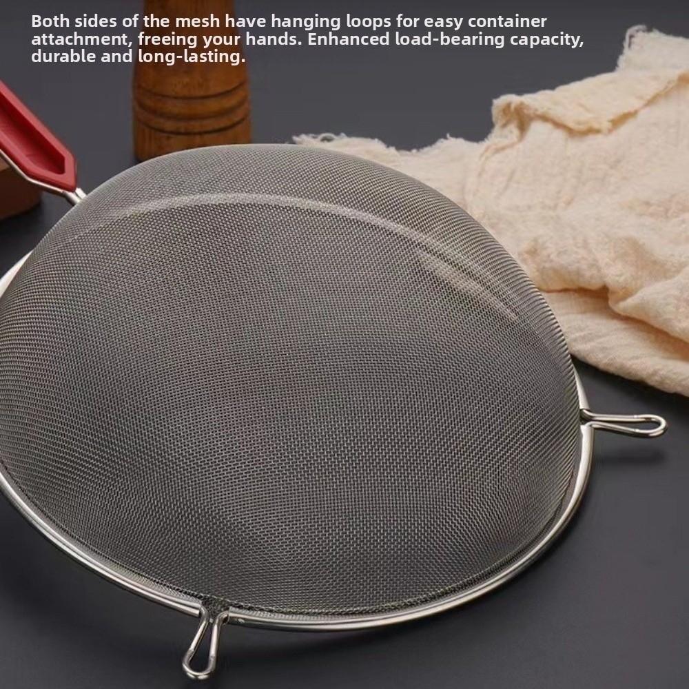 14 16 18 20 22cm Matcha-sikt Rustfritt stål Tesil Ny Finmasket sil for Kjøkken