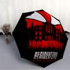 1pz Ombrello Pieghevole Apri/Chiudi Automatico Resident Evil, Struttura a 8 Stecche Antivento, Ombrello da Viaggio Leggero per Donne/Uomini,a0902101