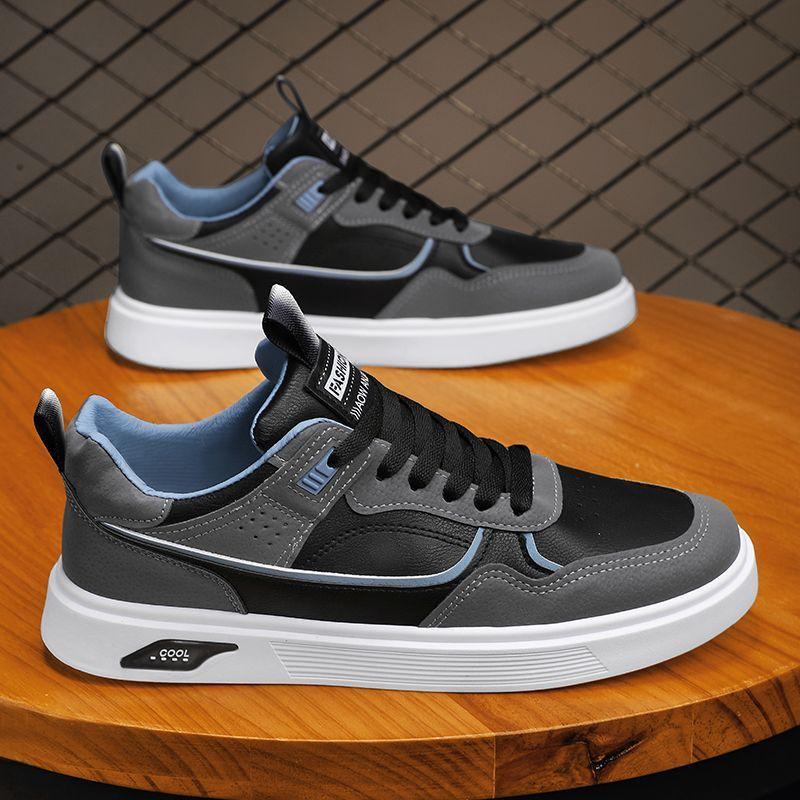

Men s shoes 2025 new breathable sports board shoes trendy versatile little white shoes men s lightweight low-top casual trendy shoes 44