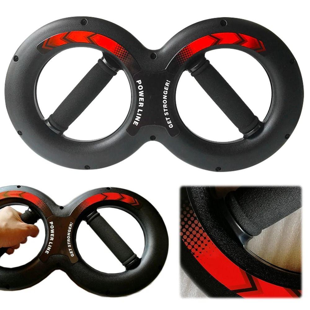 8-shaped Hand Strength Grip Trainer Multifunctional Soft Handle Forearm Strength Trainer 5/10/15/20/30KG Portable Arm Exerciser