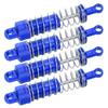 4PcsCelsiusSet Shock Absorbers Aluminum Alloy Spring Damper Accessory for MN 1Celsius12 D90 RC Car
