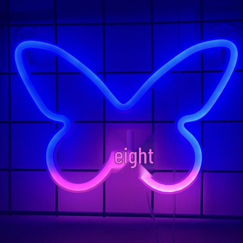 LED Neon Decorative Lights: Cloud, Lightning, Musical Notes, Moon, Bat