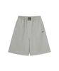 Mihag Metal Plate Bermuda Pants (Gray)