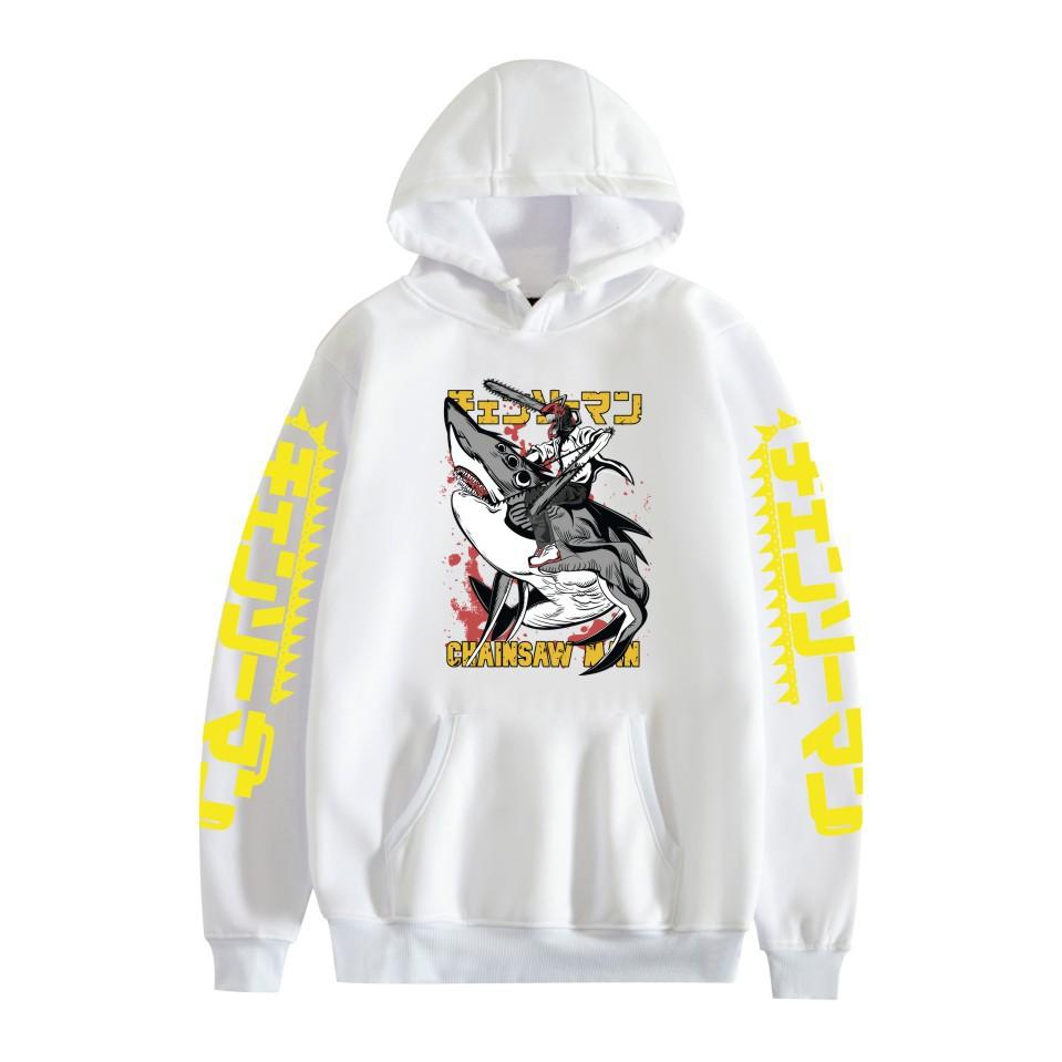 Chainsaw Man Anime Hoodie Chainsaw Man Hoodie Streetwear Hooded Sweatshirt Men Women Cosplay Sports