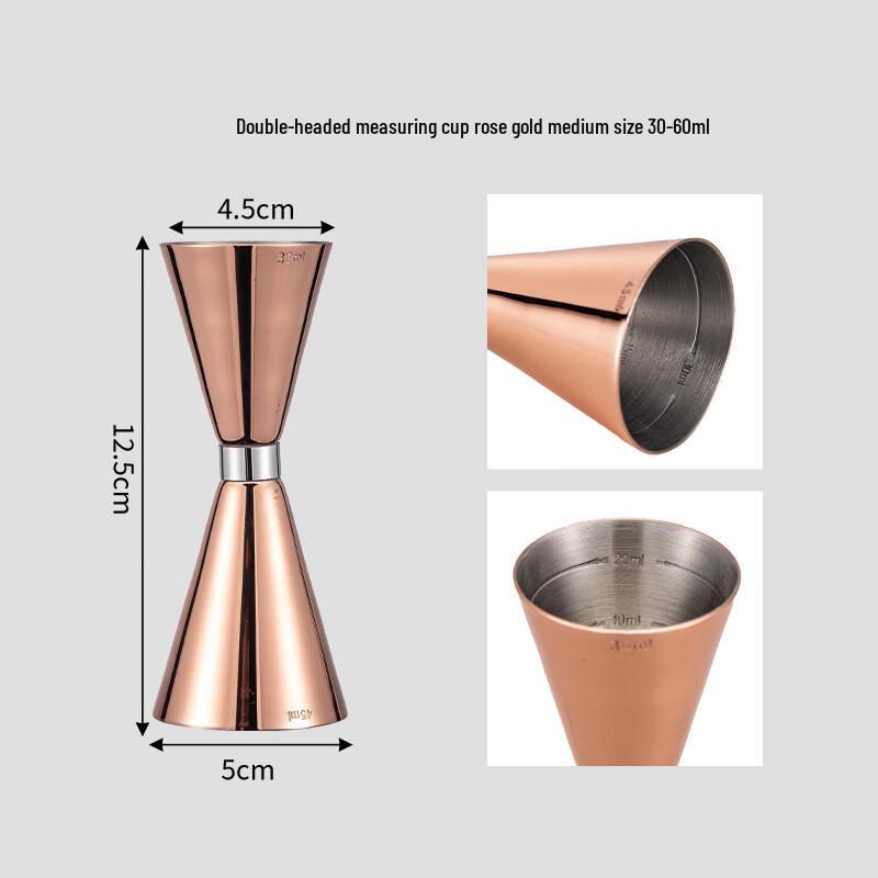 

ZISIZ 304 Stainless Steel Double-Ended Jigger Set