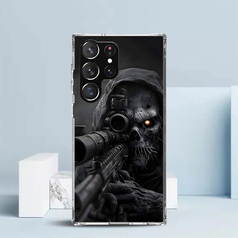 Military Army Special Forces Soft Cover for Samsung Galaxy S25 Edge S26 S24 S23 Ultra Phone Case S22 S21 Plus S20 FE Print Patte