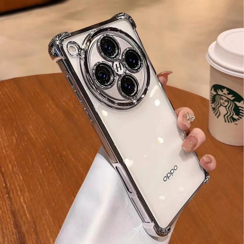 Coque Anti-choc Quatre Coins Pour OPPO Find X9 Ultra Protection Objectif Placage Housse de Protection Antichoc Pour OPPO Find X9 Ultra