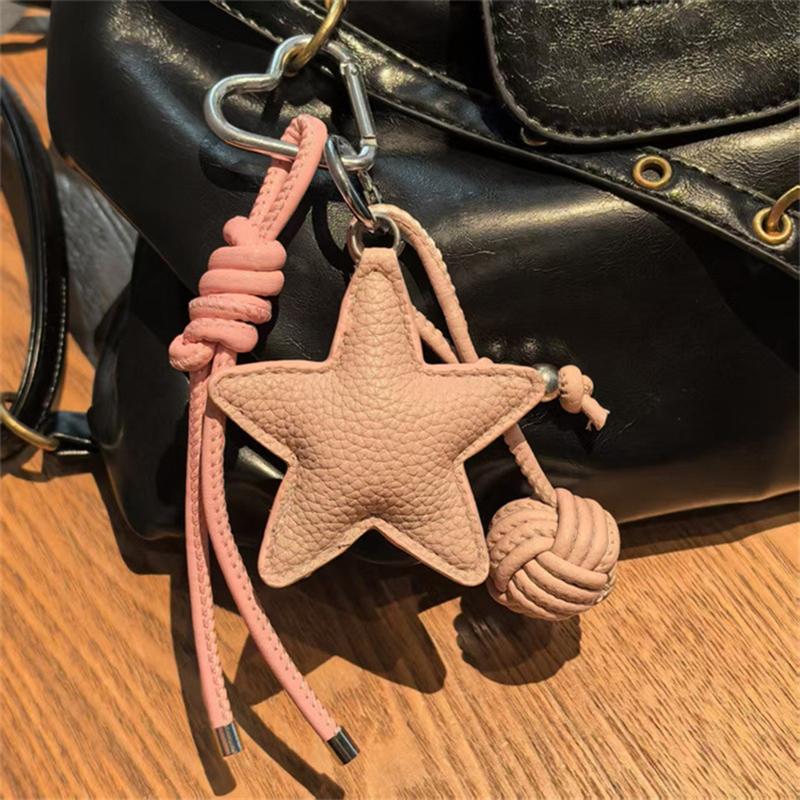 

Милый мини-рюкзак в форме звезды, подвеска для сумки, подвеска для сумки, аксессуары для сумок one size розовый