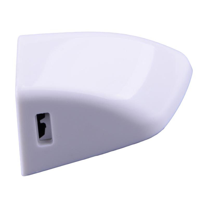 95853187900 Front Left White Exterior Door Handle Bezel Lock Cylinder Cover Cap Plastic fit for Porsche Cayenne 2011 2012-2017