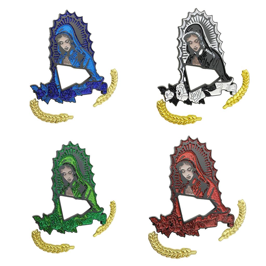 Hut Akzentnadel Religiöser Glaube Hutabzeichen Metall Emaille Brosche Jackenabzeichen Stilvolles Hutzubehör für Modeliebhaber