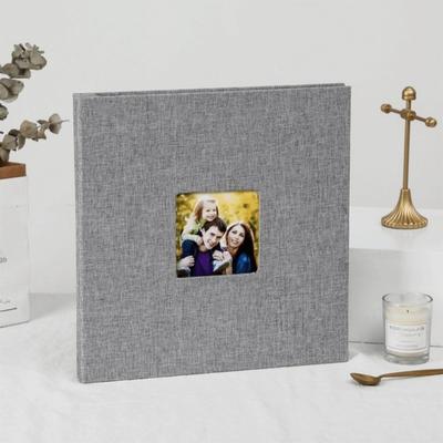 Large Capacity DIY Photo Book Linen Cover Memory Book Photobook Album  Family Photos
