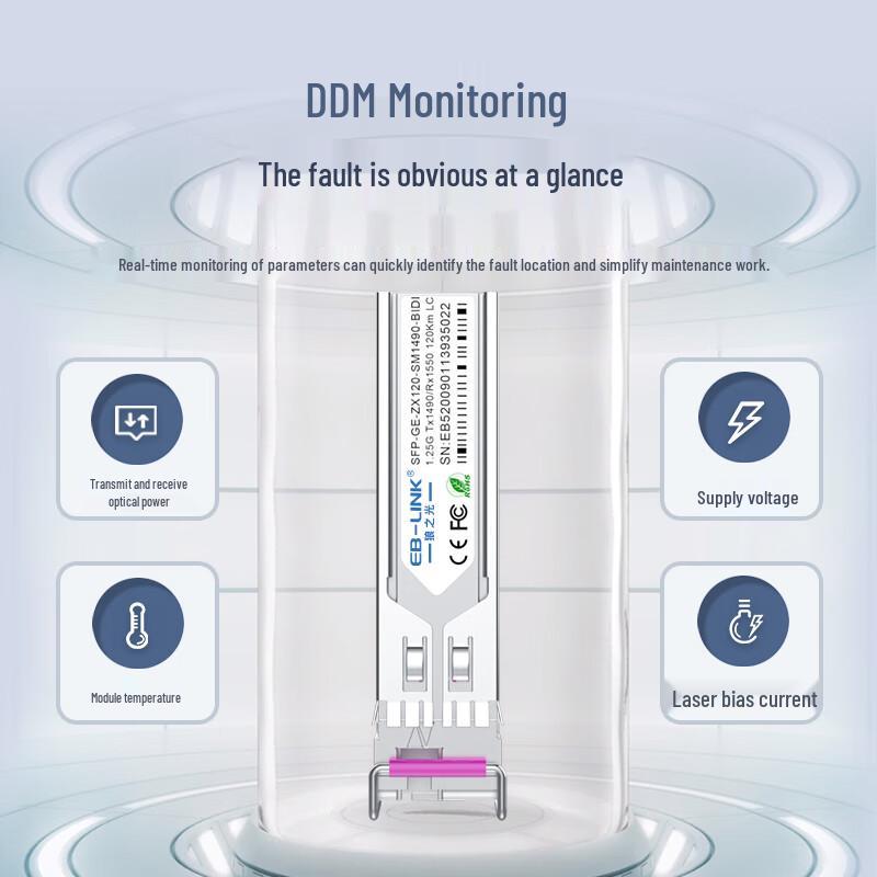 EB-LINK SFP/SFP+ Single-mode Single-fiber Optical Module