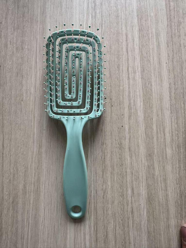 Fluffy Styling Skeleton Massage Comb for Women - Air Cushion KT Hairdressing Comb