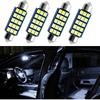 2PCS 578 LED Bulbs Extremely Bright 1200LM 2835 Chipsets for LED Interior Dome Map Door Lights, 1.6" 6000K White Led Interior Car Festoon Bulbs