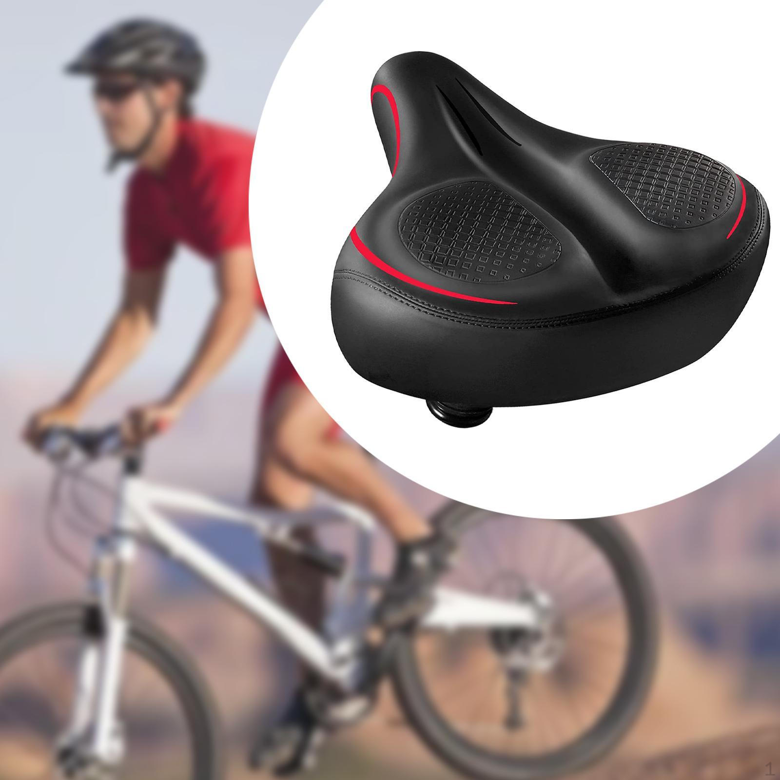 

Велосипедное седло, противоскользящее, легко устанавливается, мягкое, амортизирующее, расширяется для мужчин и женщин, комфорт красный