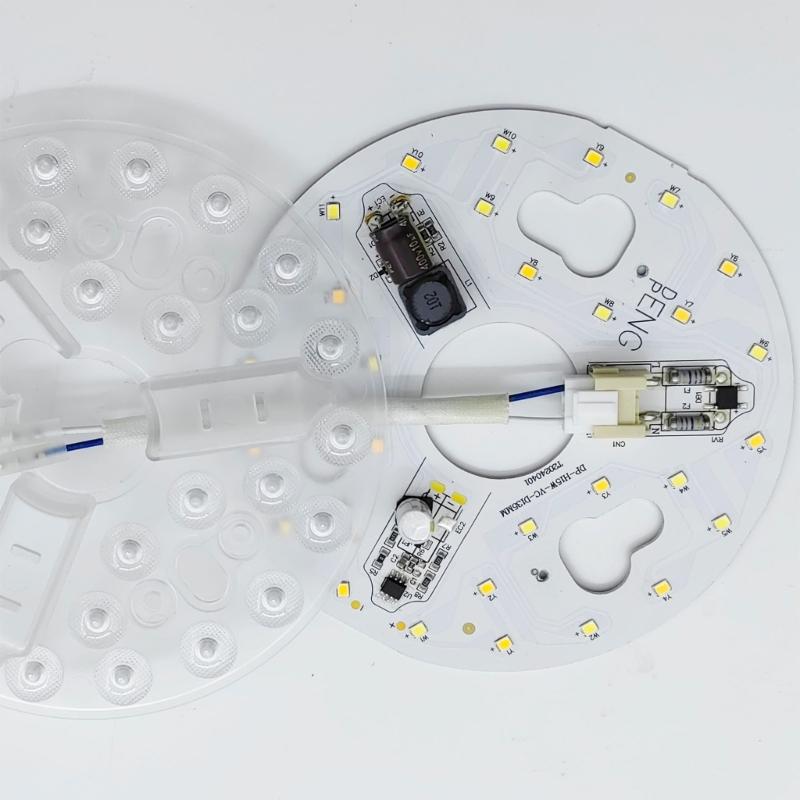 

LED Light Board Panel with 3 Color Temperature 5.3Inch Ceiling Light LED Module China Mainland